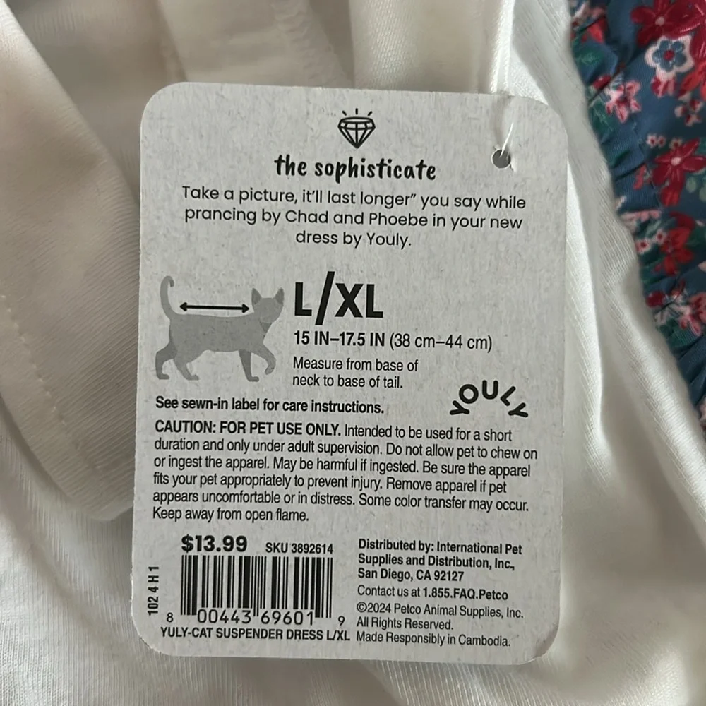 Youly the sophisticate Cat Dress (L/XL)
